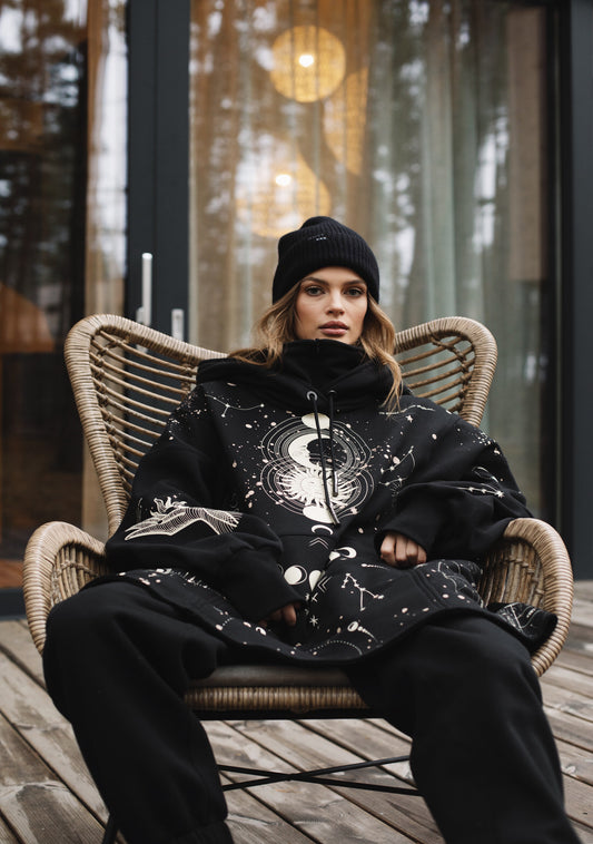 WARM TRAVEL HAT BLACK