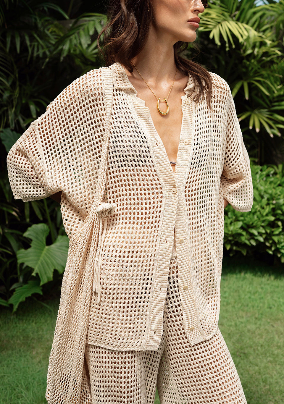 CROCHET BAG DUNE — detail view