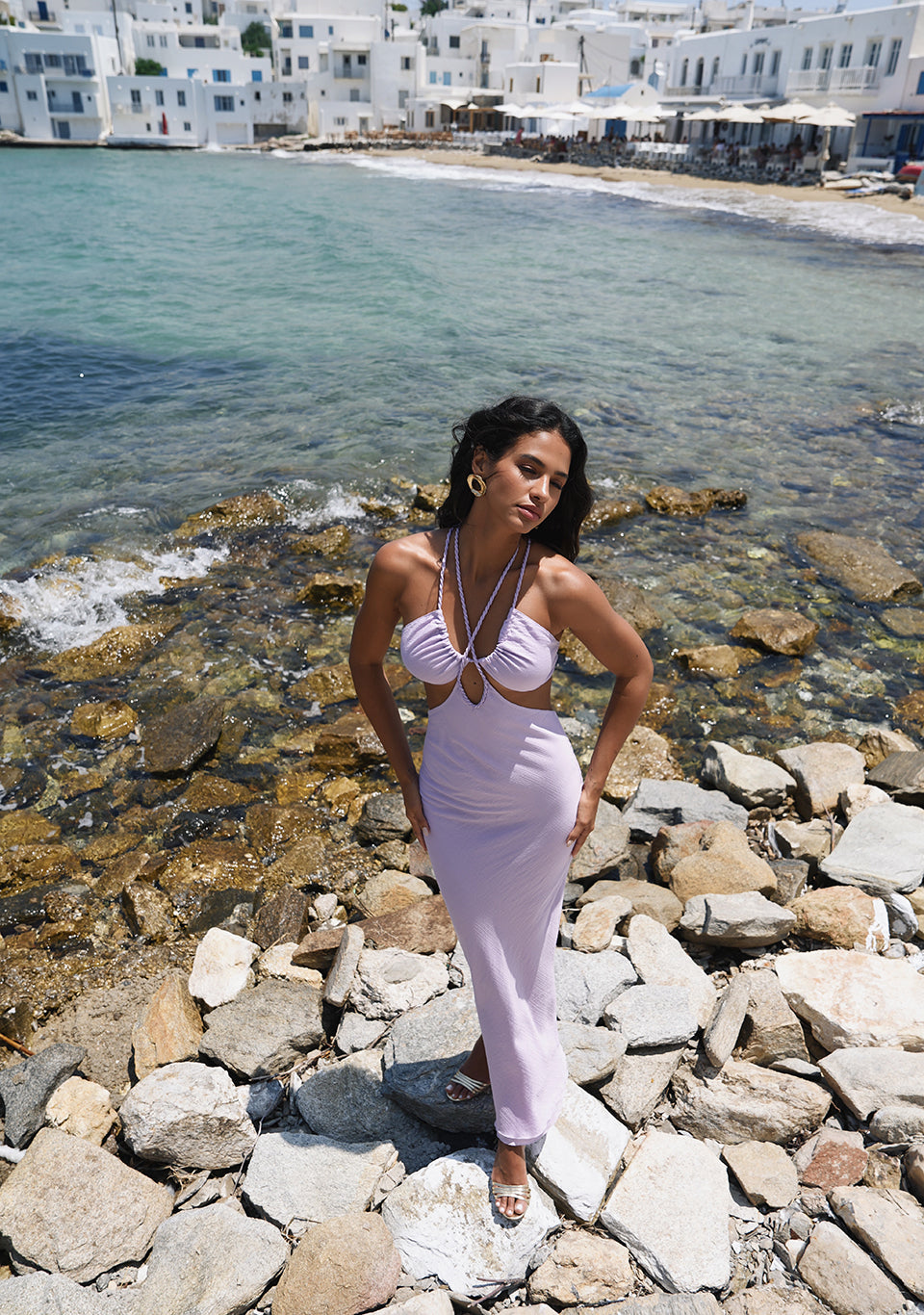 DRESS THEIA LILAC