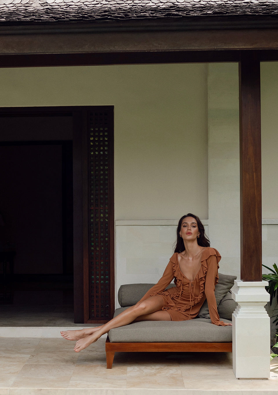 KNIT DRESS AMBER — view 11