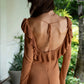 KNIT DRESS AMBER — detail view