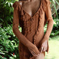 KNIT DRESS AMBER — view 9