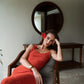 KNIT LONG DRESS SIENNA — view 10