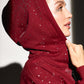 HOODIE MAROON ZODIAC