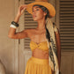 STRAW FEDORA SAND