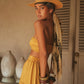 STRAW FEDORA SAND