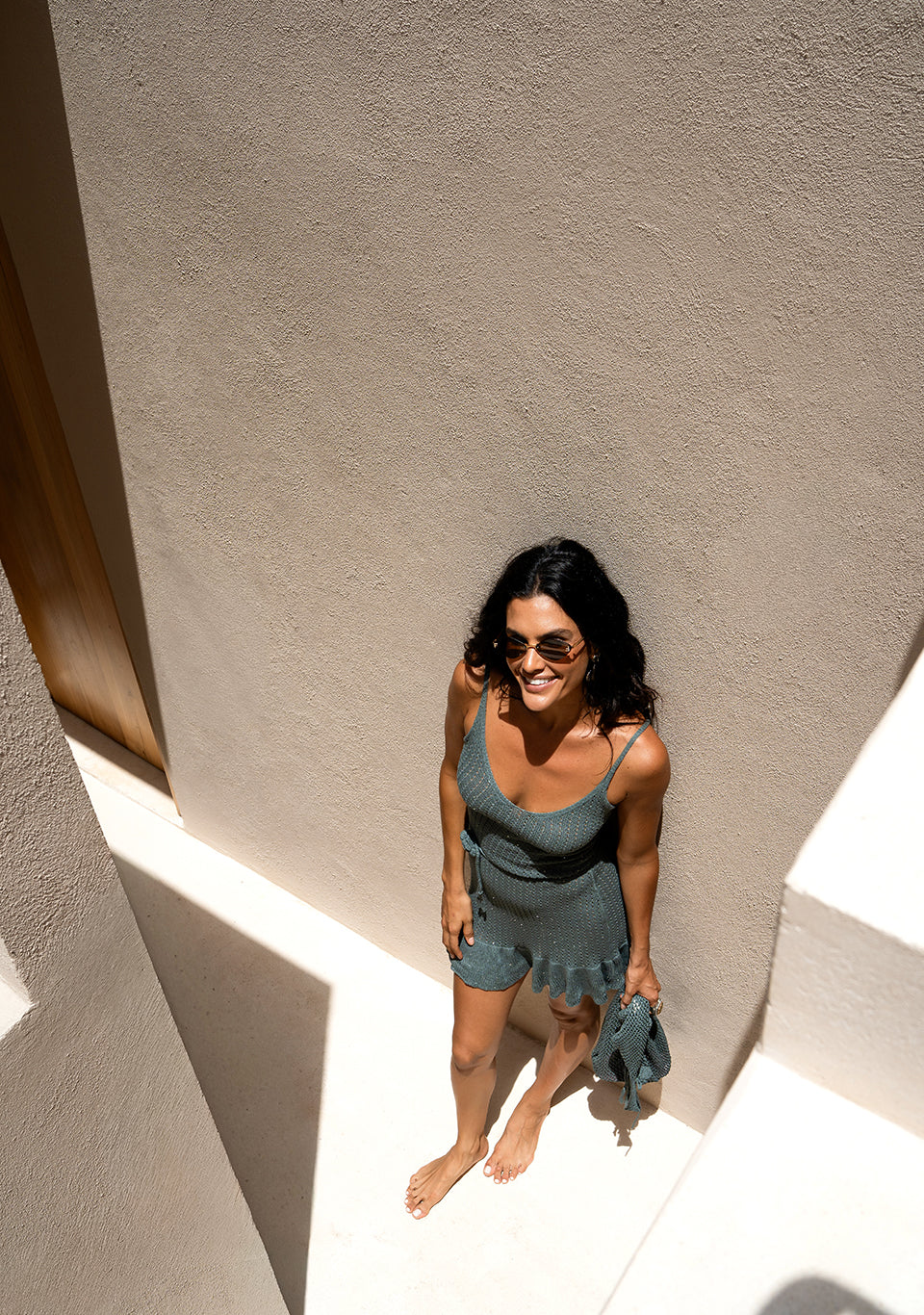 CROCHET DRESS CELADON — view 10
