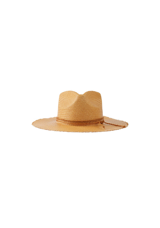 STRAW FEDORA SAND